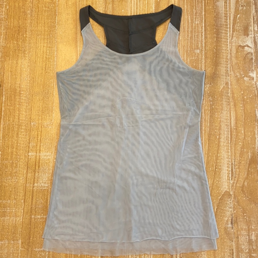 Oiselle Racer Back Mesh Tank